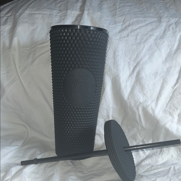 Starbucks NWT Black Matte Studded 2021 Tumbler Venti 24 OZ Collectors Gift - Picture 5 of 7